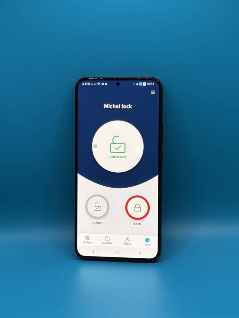 מנעול חכם Tedee Pro 10 tedee application smart lock israel